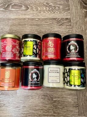 Bath body works fall candle bundle